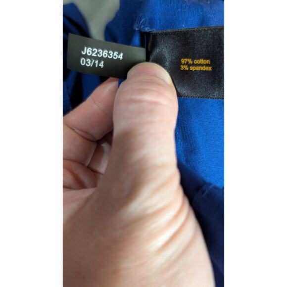 Outback Red Women's Royal Blue Flip Cuff Blazer Sz Medium Business Career - Picture 8 of 8